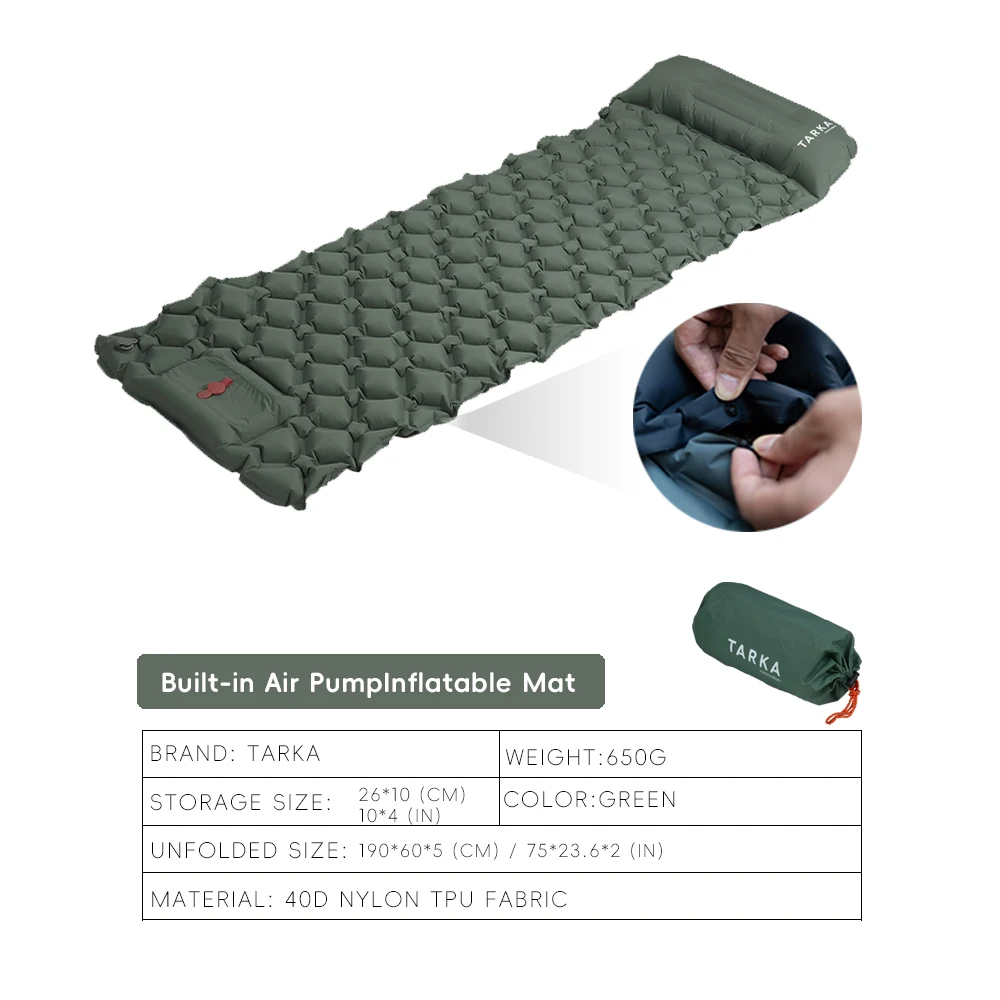 Inflatable Camping Sleeping Mat - Image 8