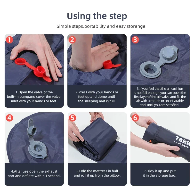 Inflatable Camping Sleeping Mat - Image 3