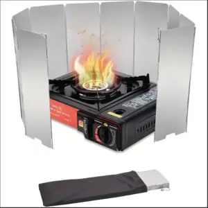 Ultralight Foldable Stove Windscreen