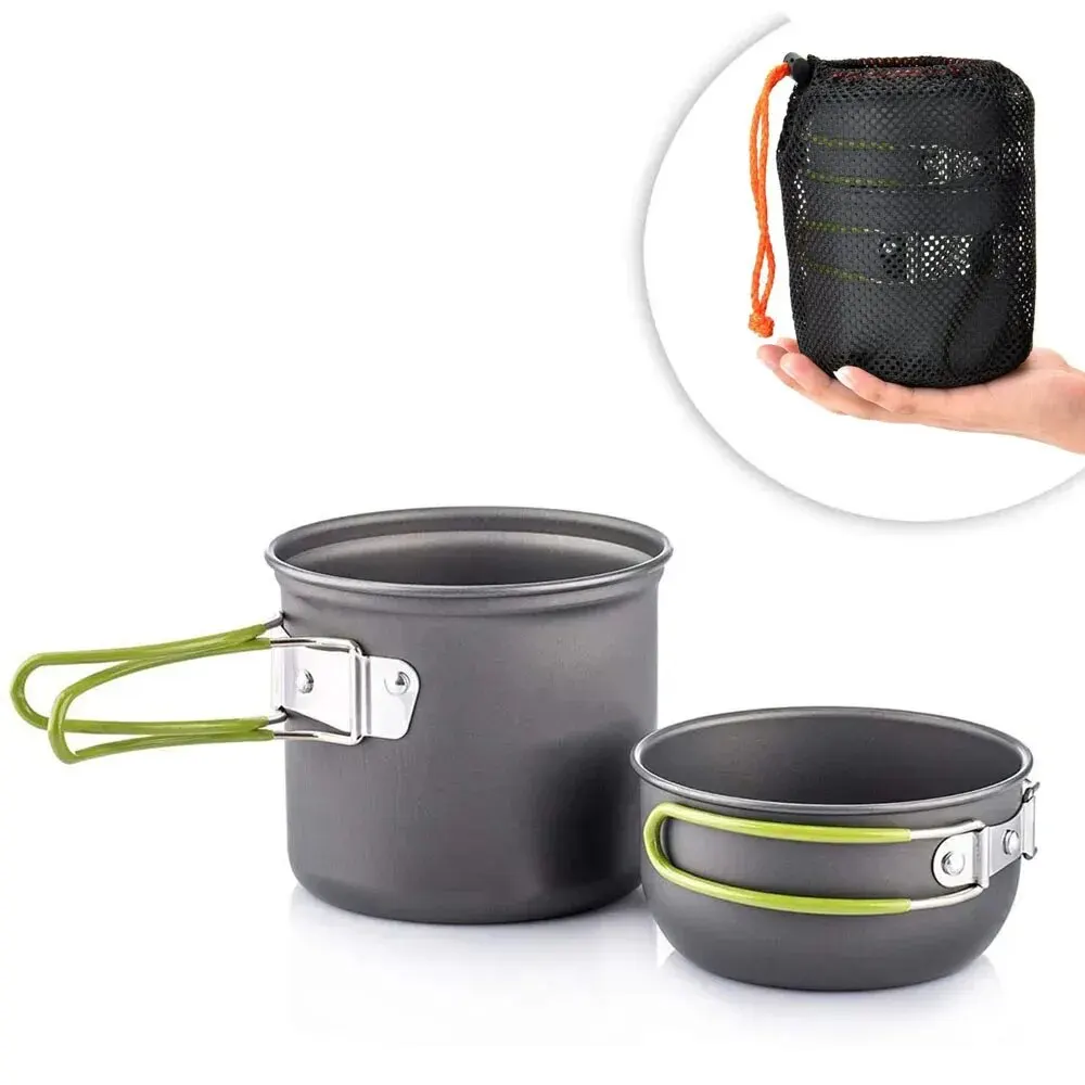 Ultralight Camping Cookware Mess Kit - Image 2