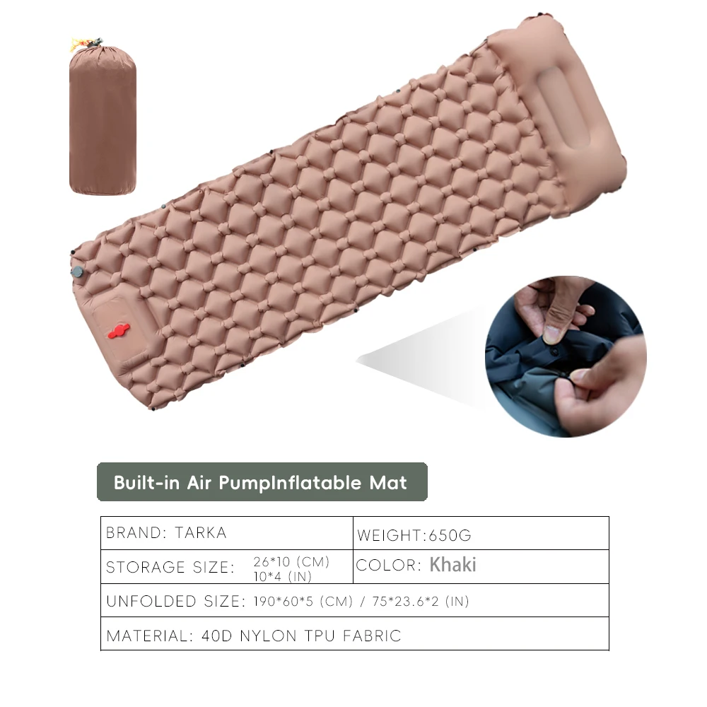 Inflatable Camping Sleeping Mat - Image 12