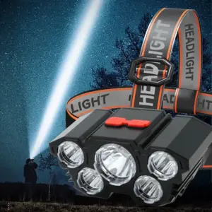 5-LED Rechargeable Headlamp