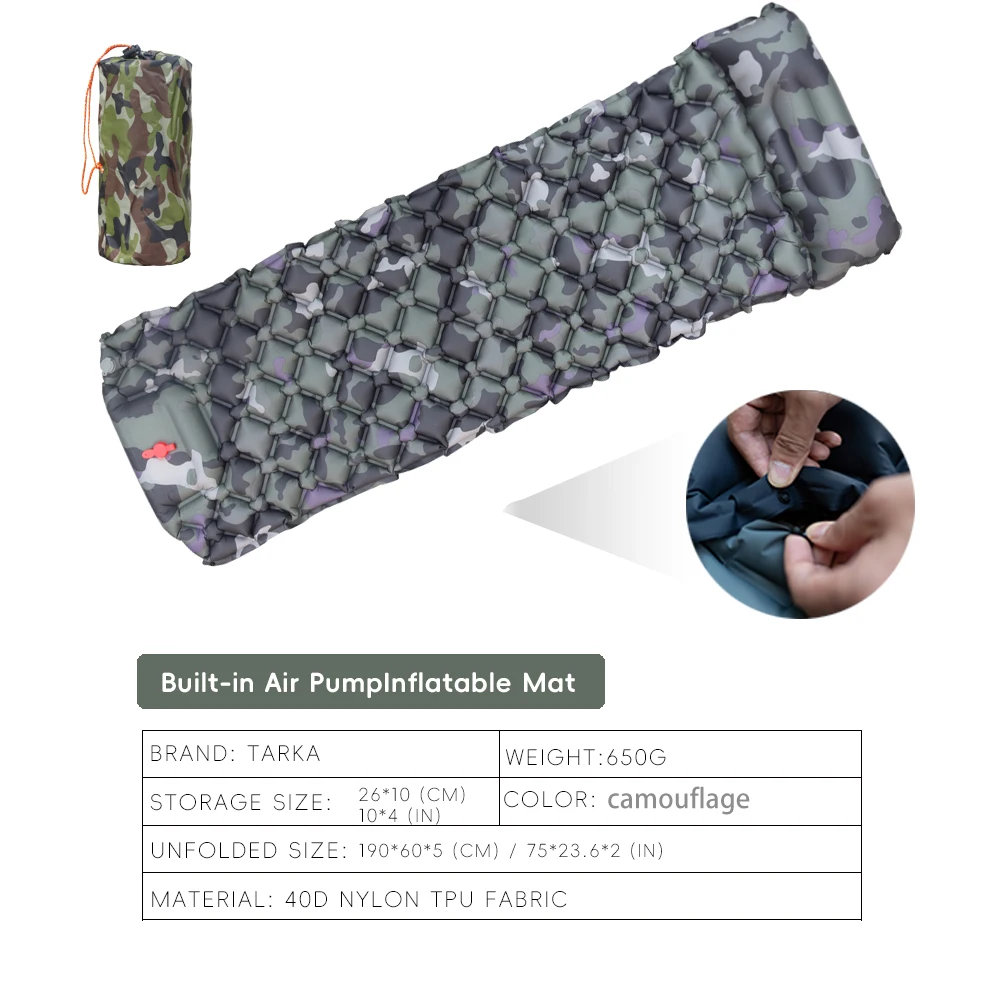 Inflatable Camping Sleeping Mat - Image 11