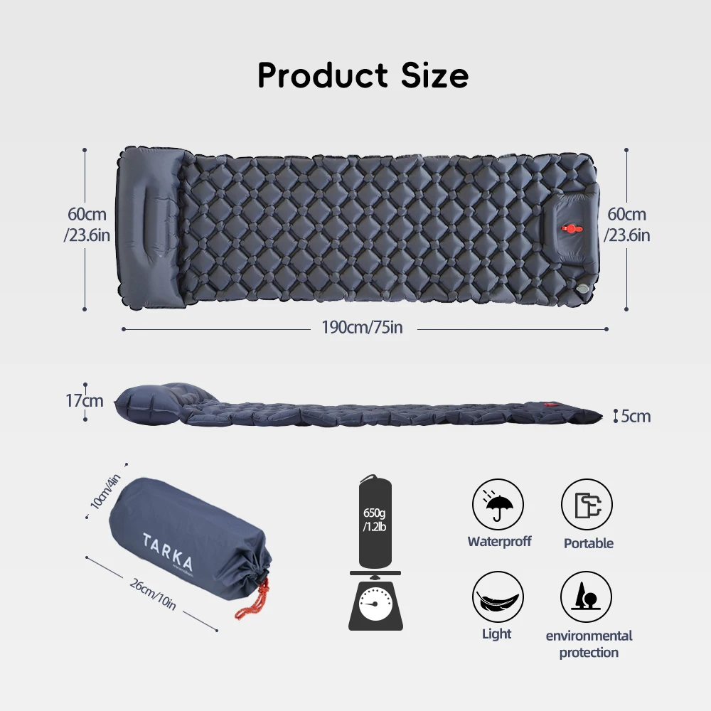 Inflatable Camping Sleeping Mat - Image 2